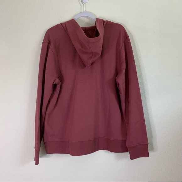 Pact Womens mauve brushed full zip fleece hoodie XL - Picture 8 of 9